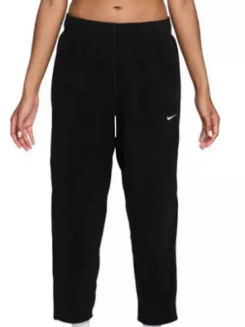 NWT Womens Nike Fleece Loose Fit Mid Rise Full Length Pant Sz Lg MSRP $80